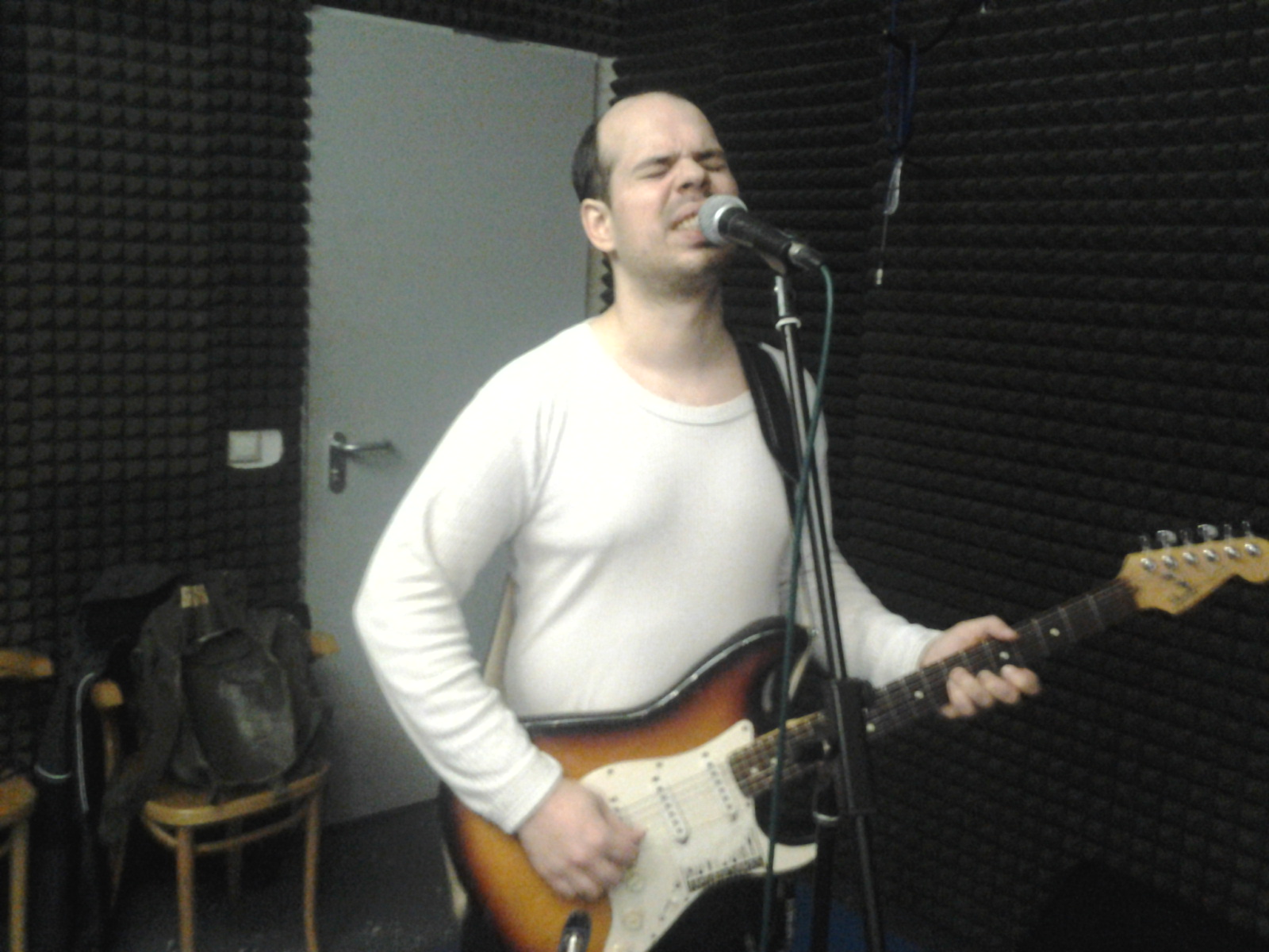 Baltus inside of our rehearsal room in Werk9