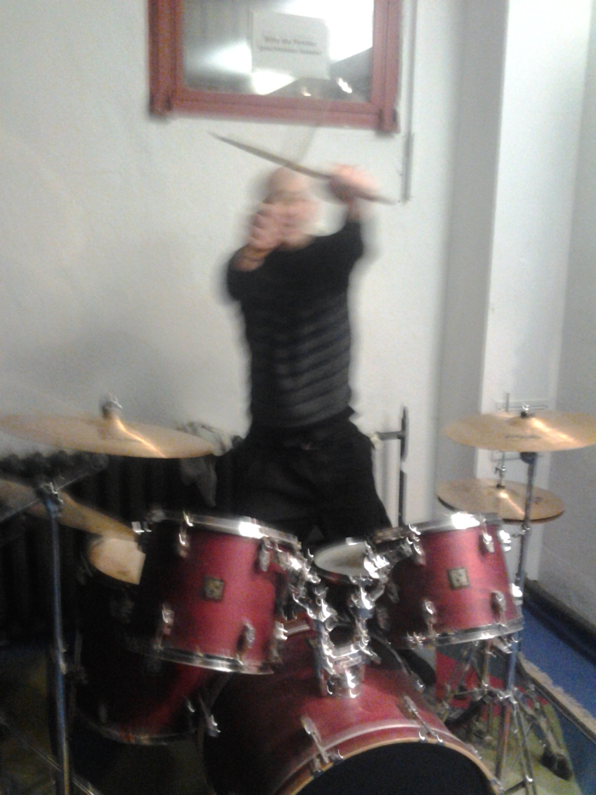 Paul inside of our rehearsal room in Werk9
